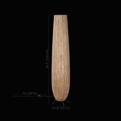 Bouclair Hemp Rope Tube Floor Lamp* Floor Lamps