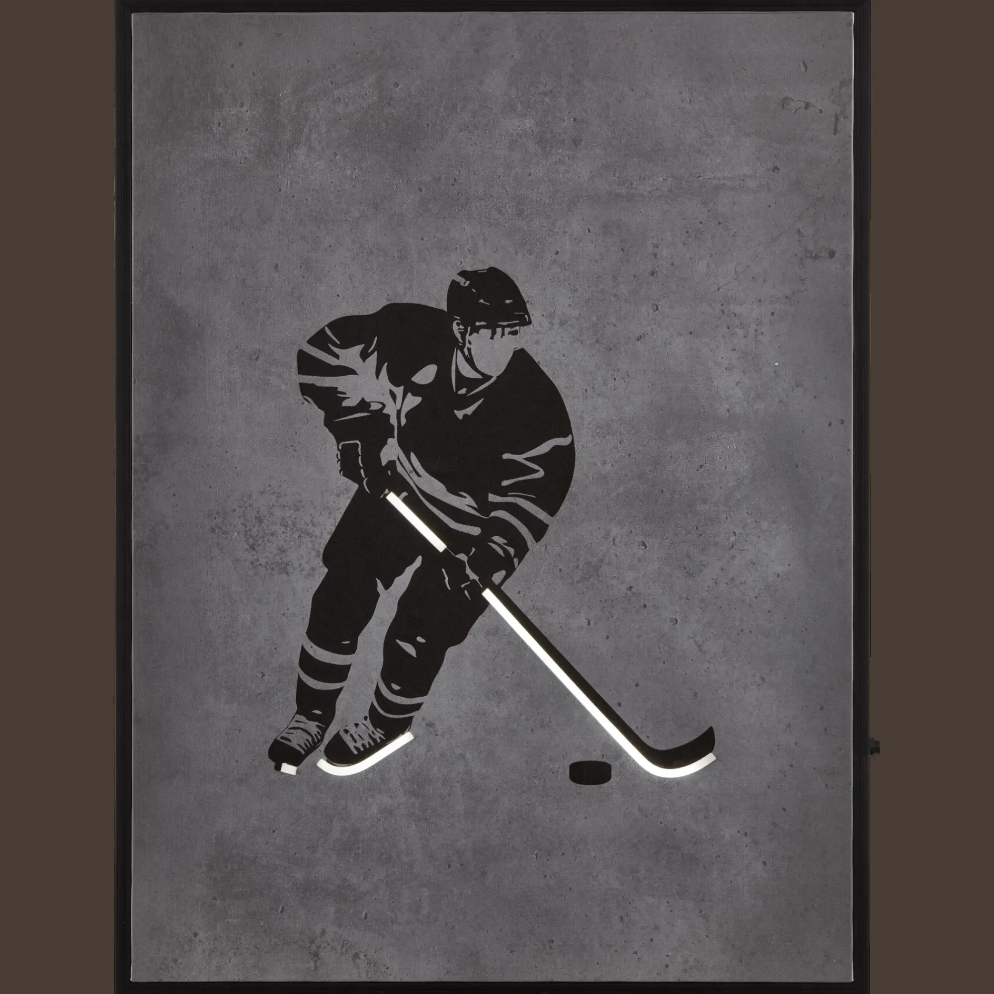 Bouclair Hockey Player LED Wall art* Junior Wall Decor & Mirrors
