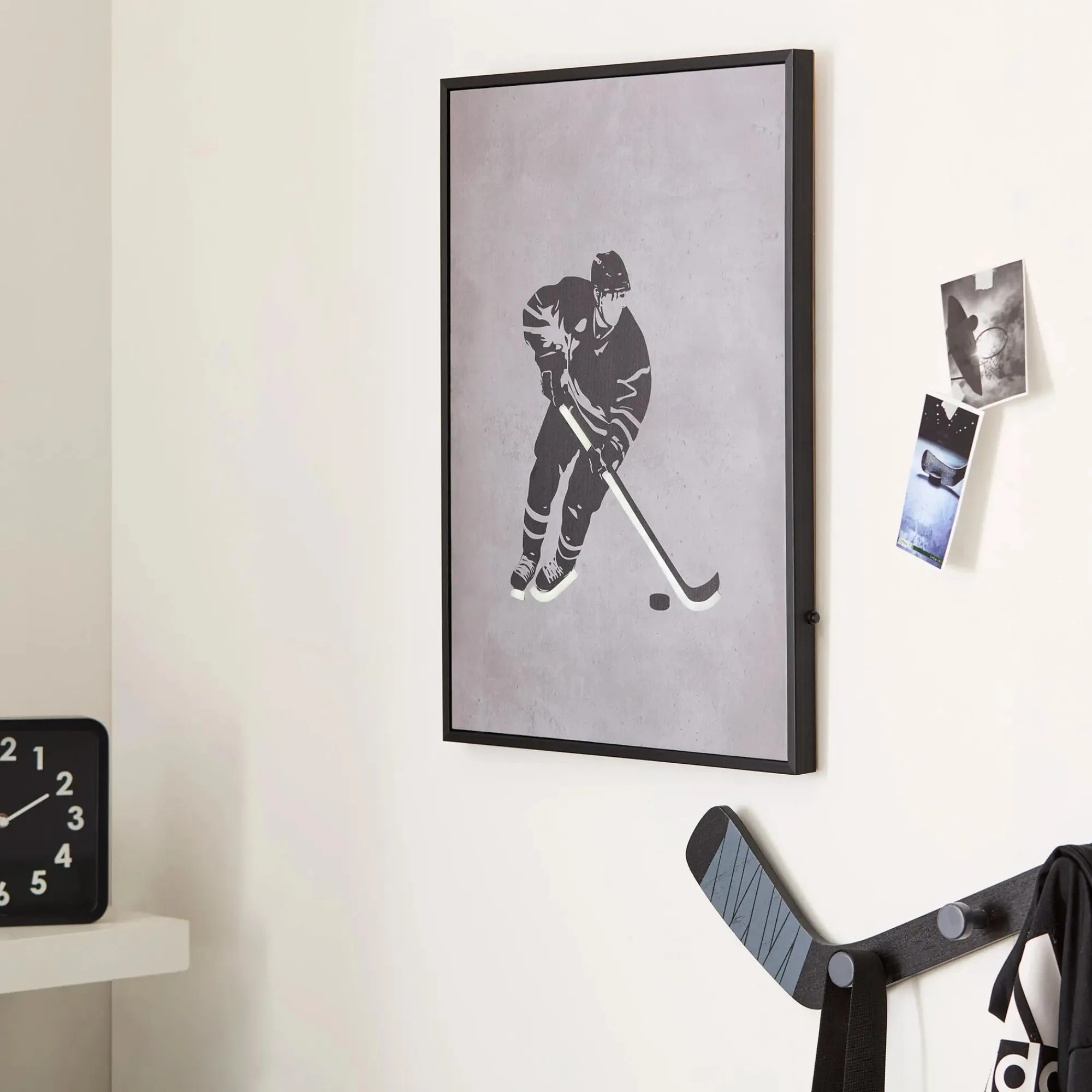 Bouclair Hockey Player LED Wall art* Junior Wall Decor & Mirrors