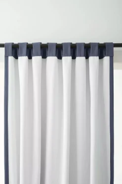 Bouclair Indigo Taha Rod Pocket Back Tab Blackout Curtain* Sheer Curtains & Window Sheer Panels|Blackout Window Curtains
