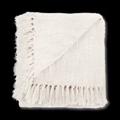 Bouclair Ivory Myruna Throw* Decorative Throws & Blankets
