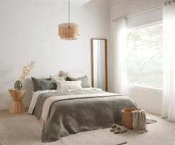 Bouclair Ivory Myruna Throw* Decorative Throws & Blankets