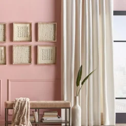 Bouclair Ivory Quincy Panel Curtain* Sheer Curtains & Window Sheer Panels|Room Darkening & Light Filtering Curtains