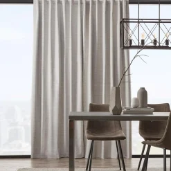 Bouclair Ivory Toulouse Blackout Curtain with Hidden Backtab* Sheer Curtains & Window Sheer Panels|Blackout Window Curtains