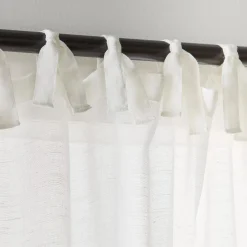 Bouclair Jessica Tie Top Sheer Curtain* Sheer Curtains & Window Sheer Panels