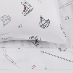 Bouclair Kalo Hockey Print Sheet Set* Bed Sheet Sets