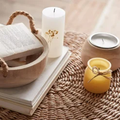 Bouclair Large Pillar Candle* Candles & Candle Stick Holders