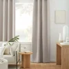 Bouclair Light Beige Dion Blackout Curtain* Sheer Curtains & Window Sheer Panels|Blackout Window Curtains