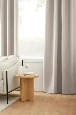 Bouclair Light Beige Dion Blackout Curtain* Sheer Curtains & Window Sheer Panels|Blackout Window Curtains