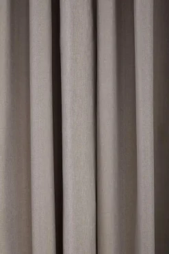 Bouclair Light Grey Chambray Blackout Curtain* Sheer Curtains & Window Sheer Panels|Blackout Window Curtains