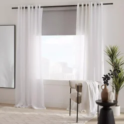 Bouclair Light Grey Chita Cordless Blackout Roller Shade* Window Blinds & Shades