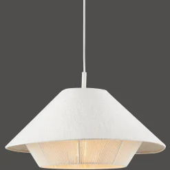 Bouclair Linen and Rope Ceiling Lamp* Ceiling Lamps