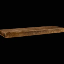 Bouclair Long Mango Wood Floating Shelf* Wall Decorations