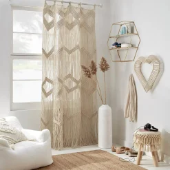Bouclair Macrame Curtain* Sheer Curtains & Window Sheer Panels|Room Darkening & Light Filtering Curtains