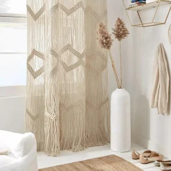 Bouclair Macrame Curtain* Sheer Curtains & Window Sheer Panels|Room Darkening & Light Filtering Curtains
