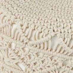 Bouclair Macrame Ottoman* Junior Bedroom Furniture