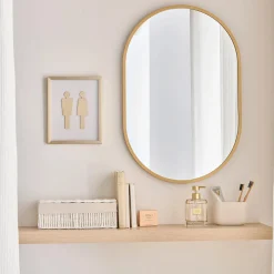 Bouclair Man & Woman Silhouette Gold Wall Art* Bathroom Wall Decor