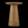 Bouclair Mango Wood Hourglass Side Table* Side Tables|Coffee Tables & Side Tables