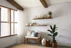 Bouclair Mango Wood Pillar Candle Holder* Home Decorative Items & Objects|Candles & Candle Stick Holders