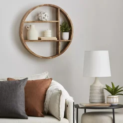 Bouclair Mango Wood Shelf* Wall Decorations