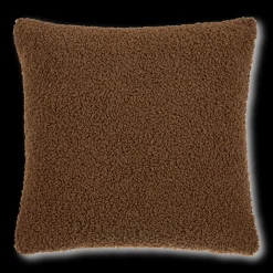 Bouclair Medium Brown Doodle Boucle Decorative Throw Pillow* Decorative Throw Pillows