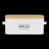 Bouclair Metal Bread Box with Bamboo Lid* Dinnerware|Kitchen & Dining Accessories