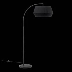 Bouclair Metal Floor Lamp with Black Shade* Floor Lamps