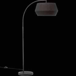 Bouclair Metal Floor Lamp with Black Shade* Floor Lamps
