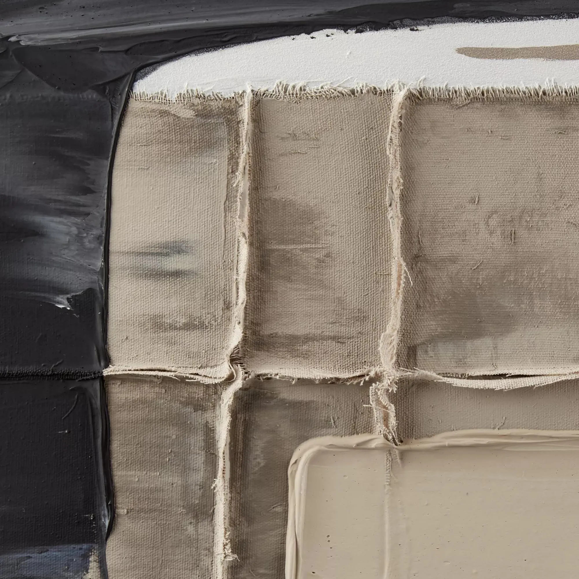 Bouclair Modern Abstract Oil Painted Canvas* Oil Paintings