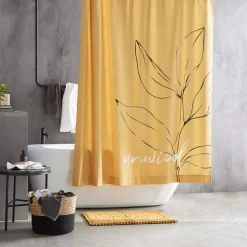 Bouclair Mustard Braided Bath Mat* Bath Mats