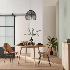 Bouclair Natural Wood Round Dining Table* Furniture Accessories|Dining Tables & Kitchen Tables