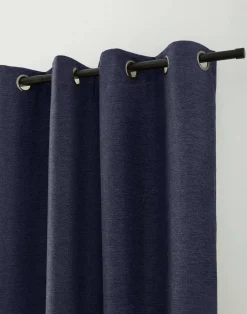Bouclair Navy Dion Blackout Curtain* Sheer Curtains & Window Sheer Panels|Blackout Window Curtains