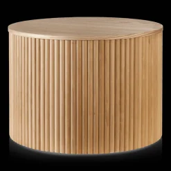 Bouclair Nesting Coffee Table - Black Metal and Natural Wood* Coffee Tables|Coffee Tables & Side Tables