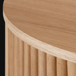 Bouclair Nesting Coffee Table - Black Metal and Natural Wood* Coffee Tables|Coffee Tables & Side Tables