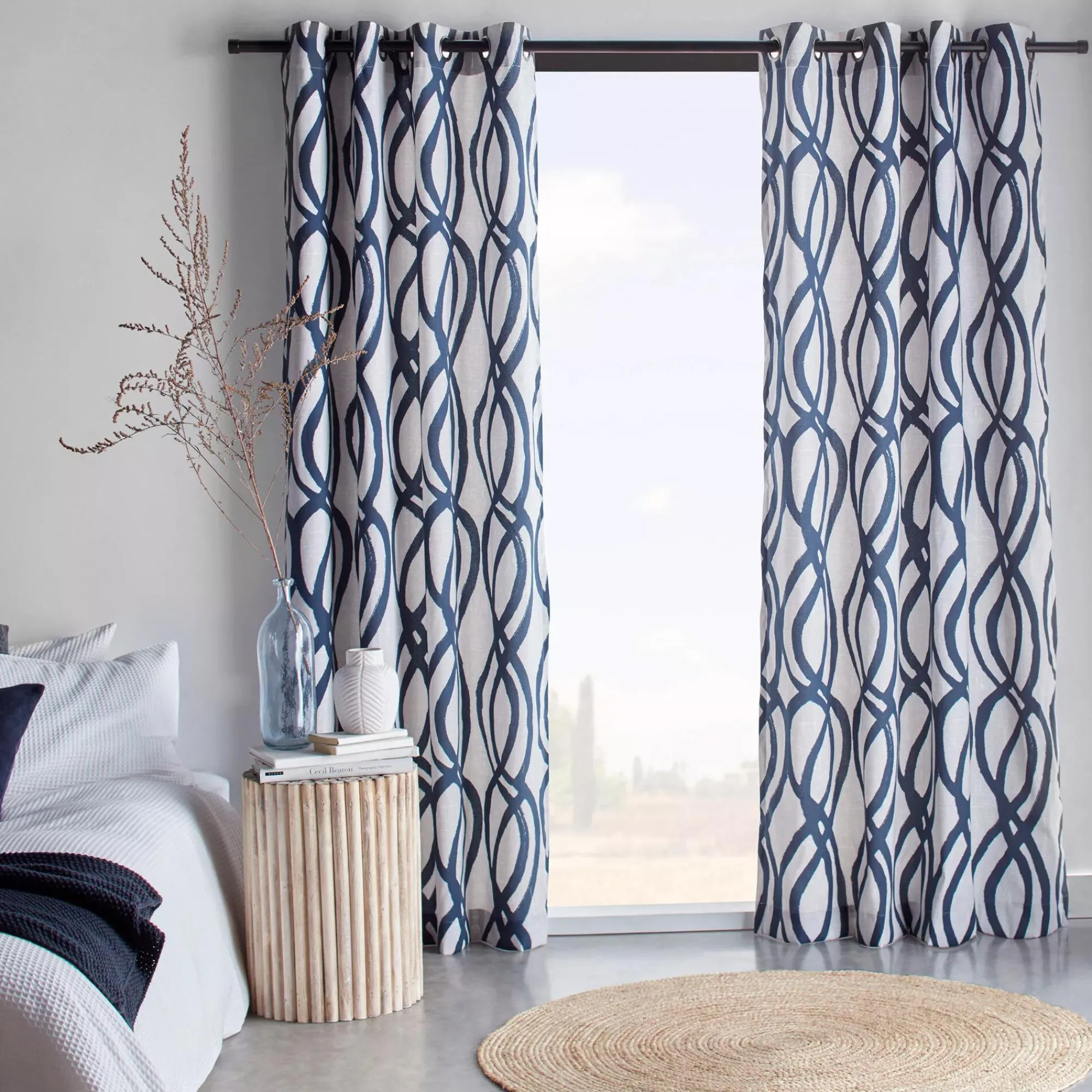 Bouclair Nora Panel Curtain* Sheer Curtains & Window Sheer Panels|Room Darkening & Light Filtering Curtains