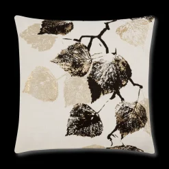 Bouclair Novak Throw Pillow with Foil Embellishment* Decorative Throw Pillows