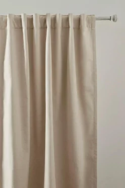 Bouclair Oatmeal Adrie Blackout Curtain* Sheer Curtains & Window Sheer Panels|Blackout Window Curtains