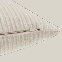 Bouclair Oatmeal Losy Cushion Cover* Decorative Throw Pillows