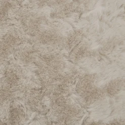 Bouclair Oatmeal Sheep Faux Fur Throw Pillow* Decorative Throw Pillows