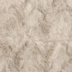 Bouclair Oatmeal Sheep Faux Fur Throw* Decorative Throws & Blankets