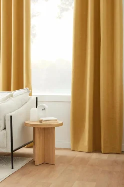 Bouclair Ochre Dion Blackout Curtain* Blackout Window Curtains|Sheer Curtains & Window Sheer Panels