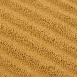 Bouclair Ochre Ribbed Bath Towel* Bath Towels