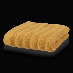 Bouclair Ochre Ribbed Hand Towel* Bath Towels