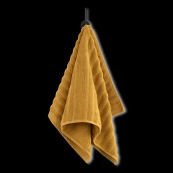 Bouclair Ochre Ribbed Hand Towel* Bath Towels