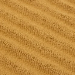 Bouclair Ochre Ribbed Washcloth* Bath Towels