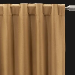 Bouclair Ochre Taha Rod Pocket Back Tab Blackout Curtain* Sheer Curtains & Window Sheer Panels|Blackout Window Curtains