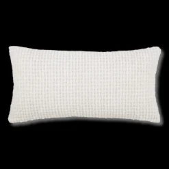 Bouclair Off White Basc Chenille Decorative Lumbar Pillow* Decorative Throw Pillows