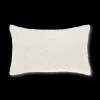 Bouclair Off White Doodle Boucle Lumbar Throw Pillow* Decorative Throw Pillows