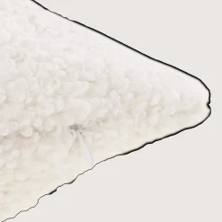 Bouclair Off White Doodle Boucle Lumbar Throw Pillow* Decorative Throw Pillows