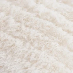 Bouclair Off White Maddox Faux Fur Decorative Pillow* Decorative Throw Pillows